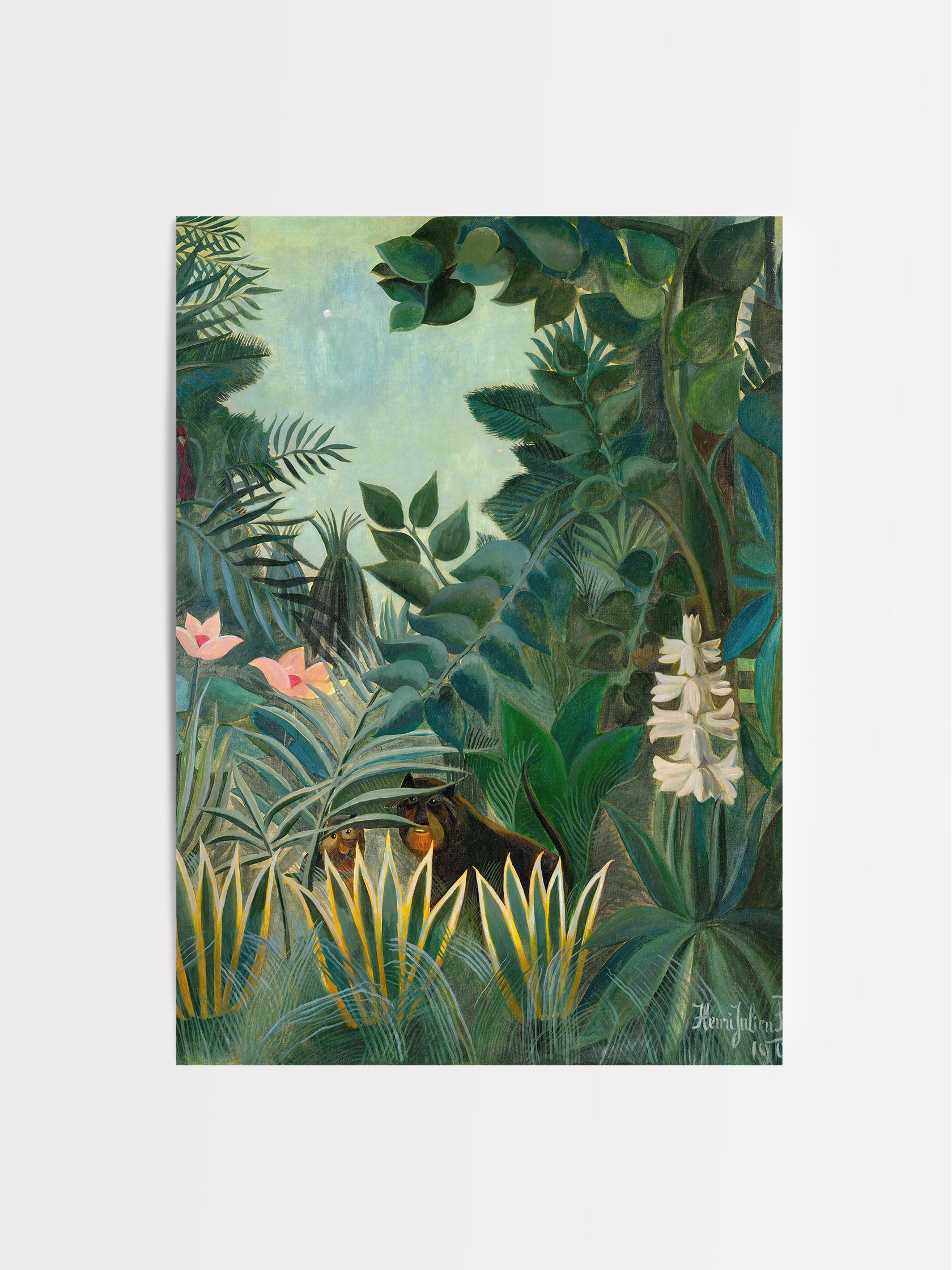 La Jungle Equatoriale Henri Rousseau