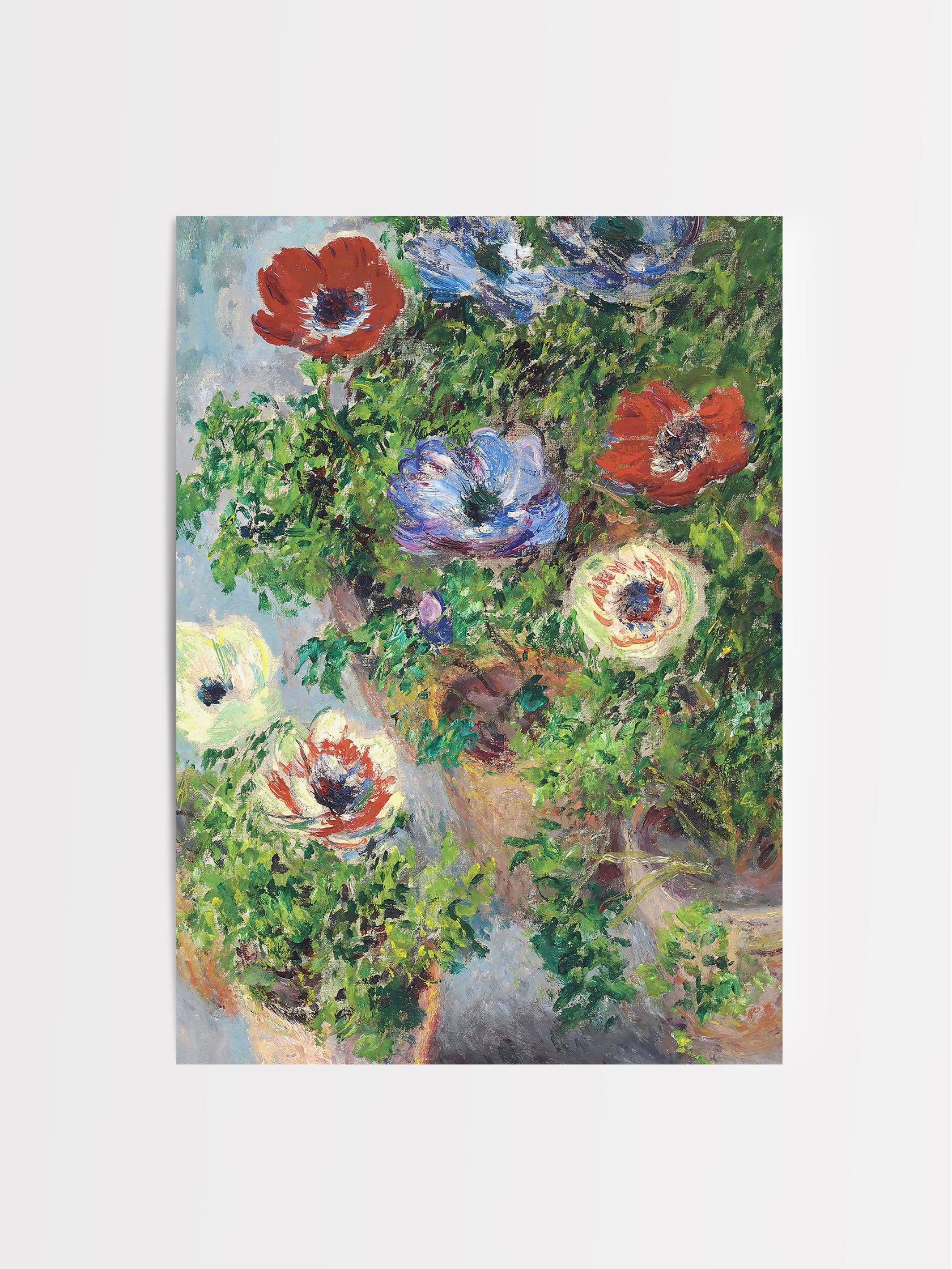 Anémones in Pots Claude Monet