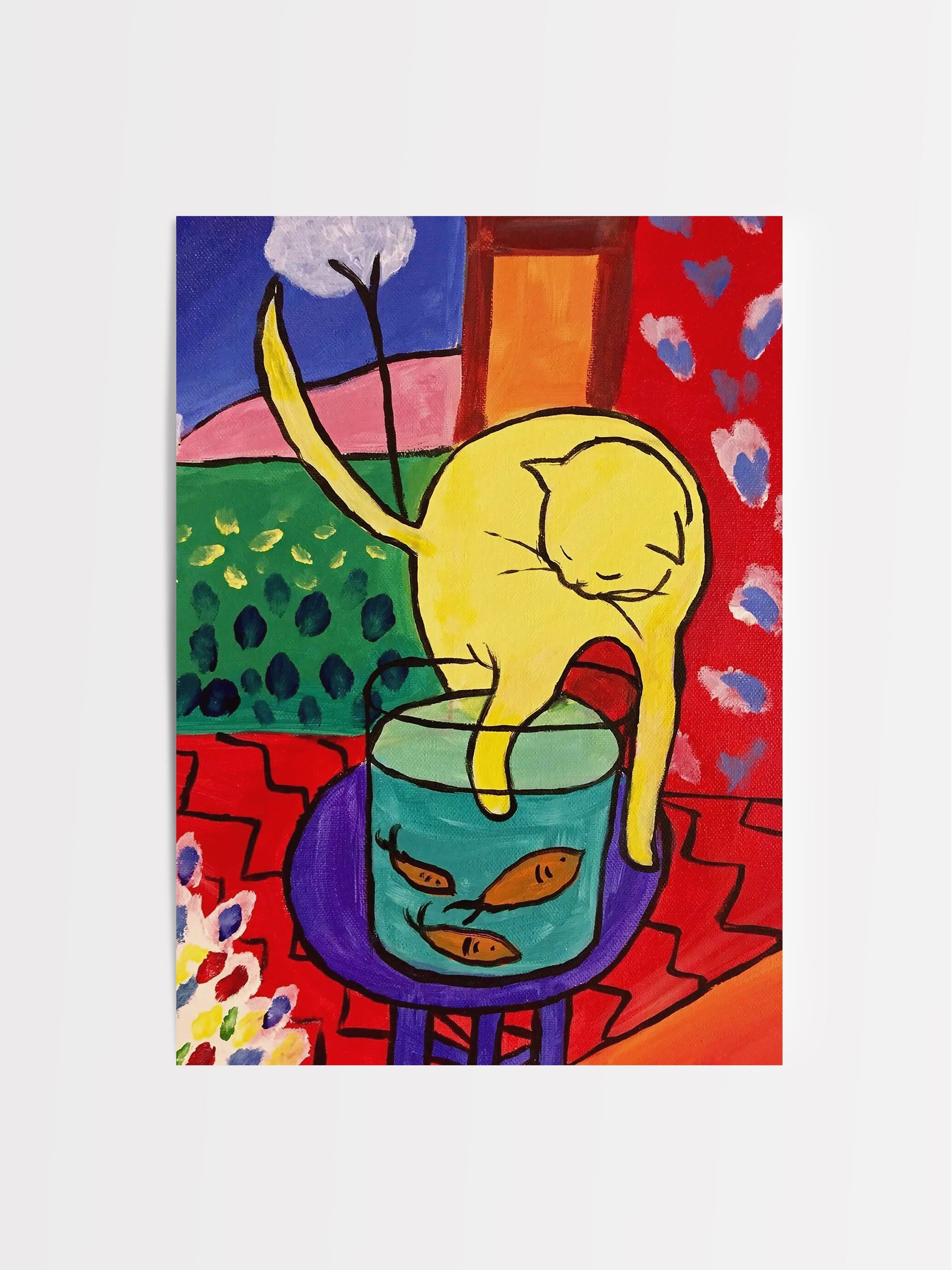Chat Aux Poissons Rouge Henri Matisse