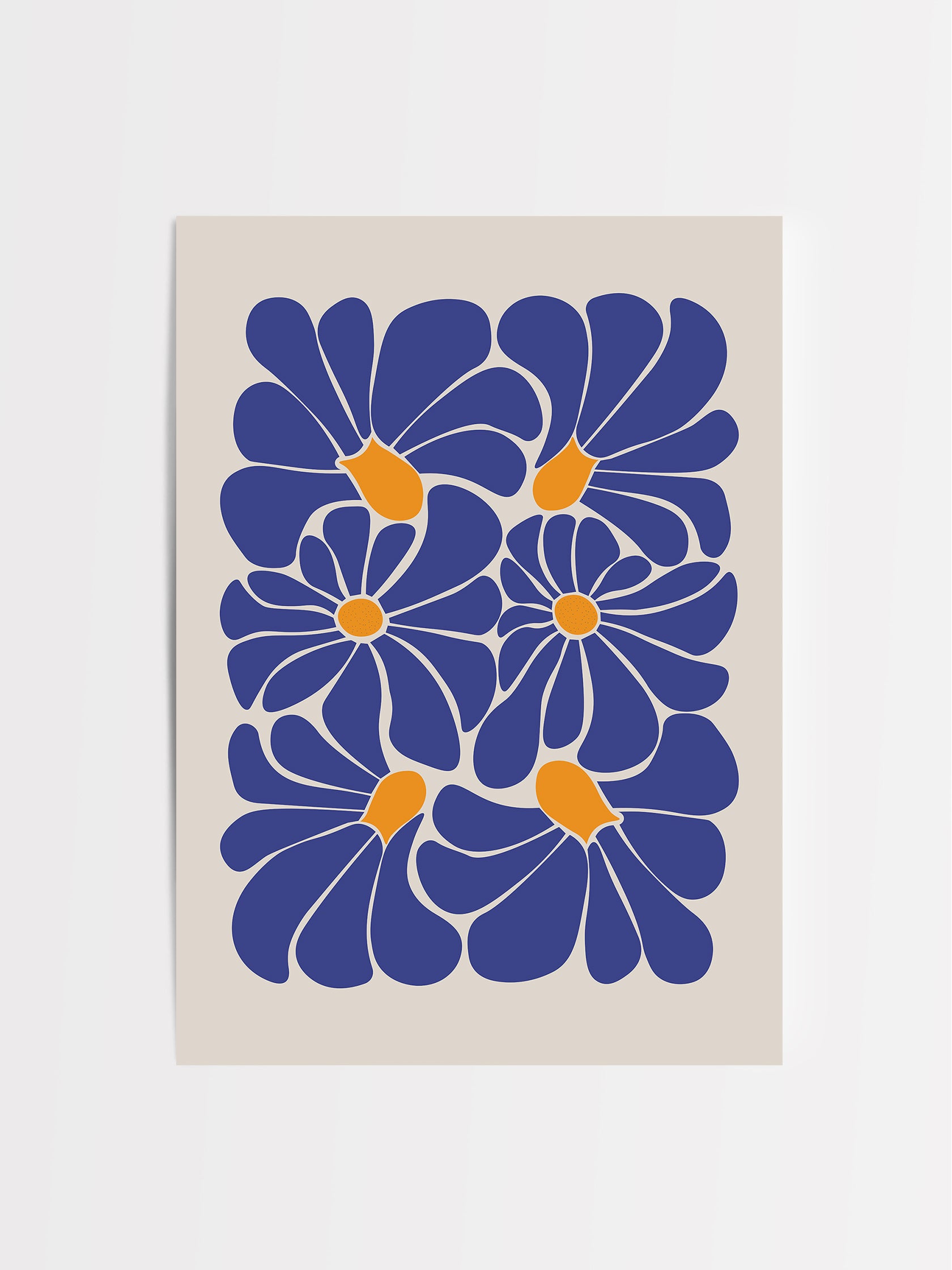 Bloom in Indigo