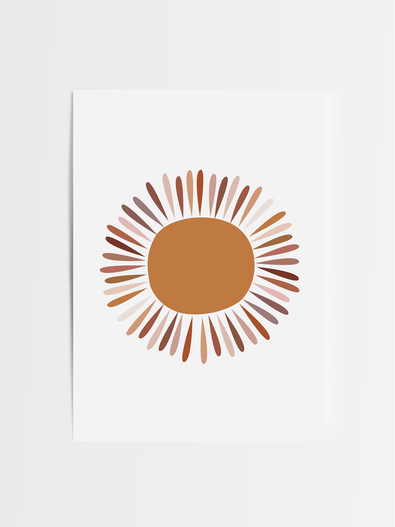 Solar Bloom in Terracotta