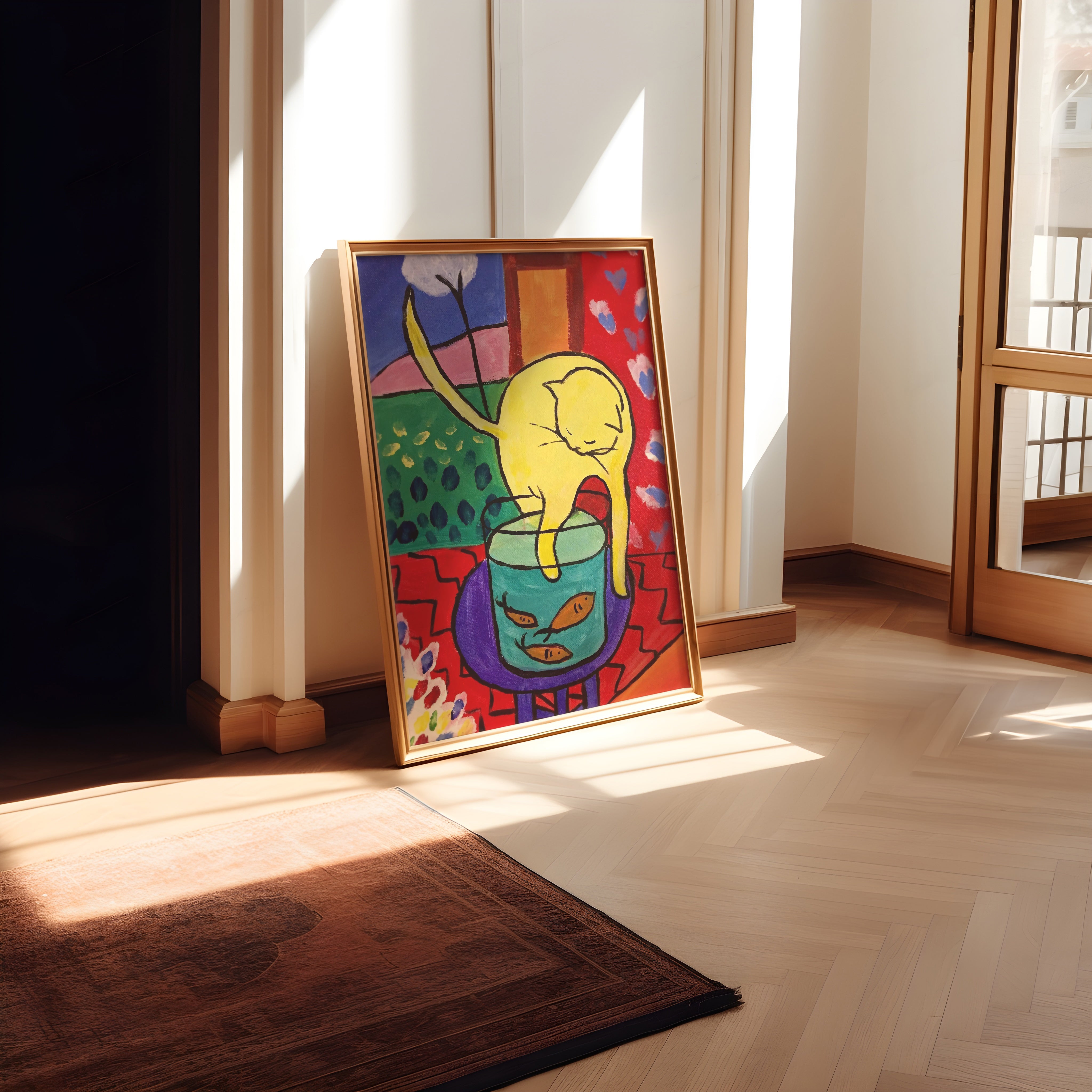 Chat Aux Poissons Rouge Henri Matisse