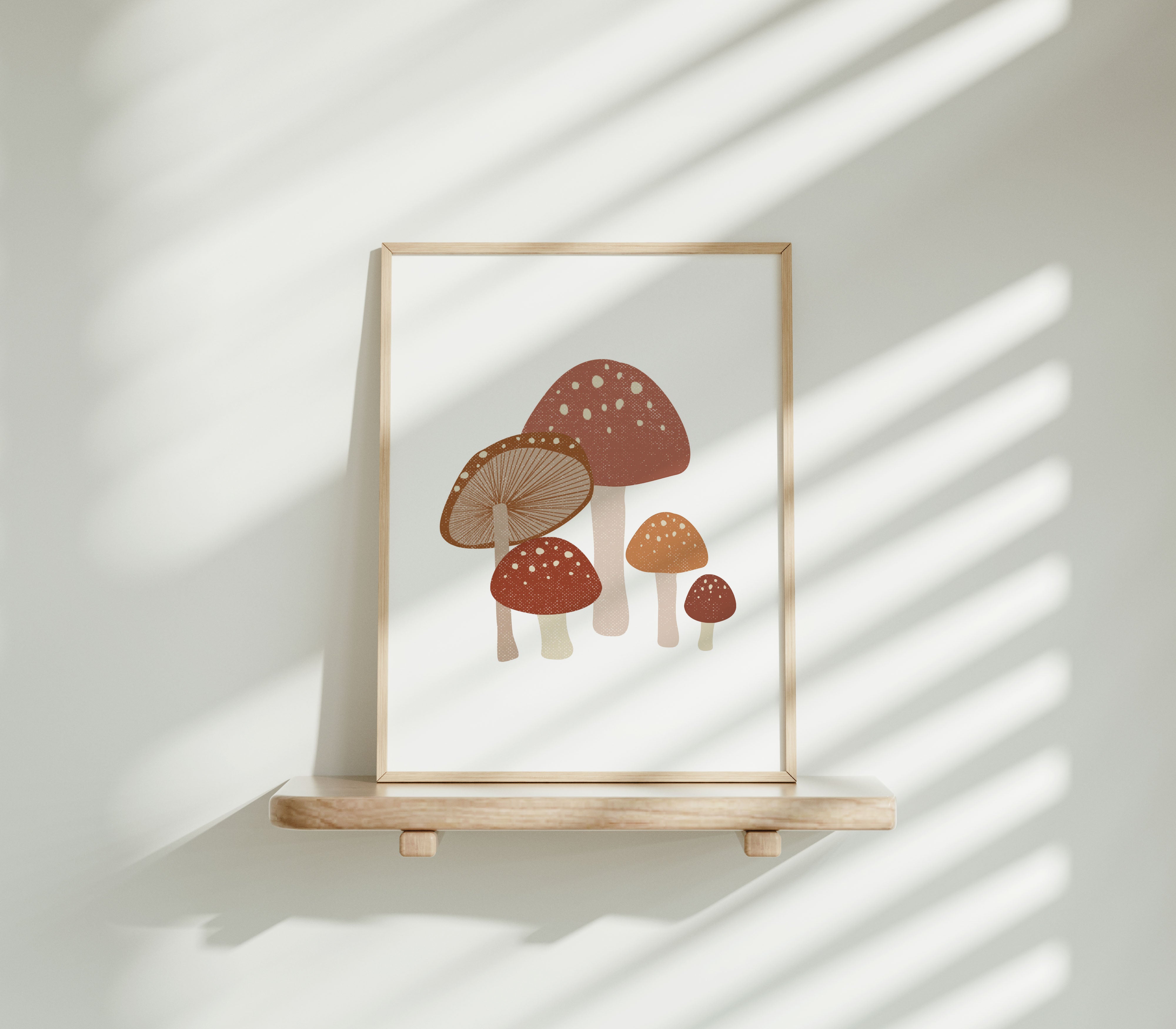 Mushrooms in Terracotta