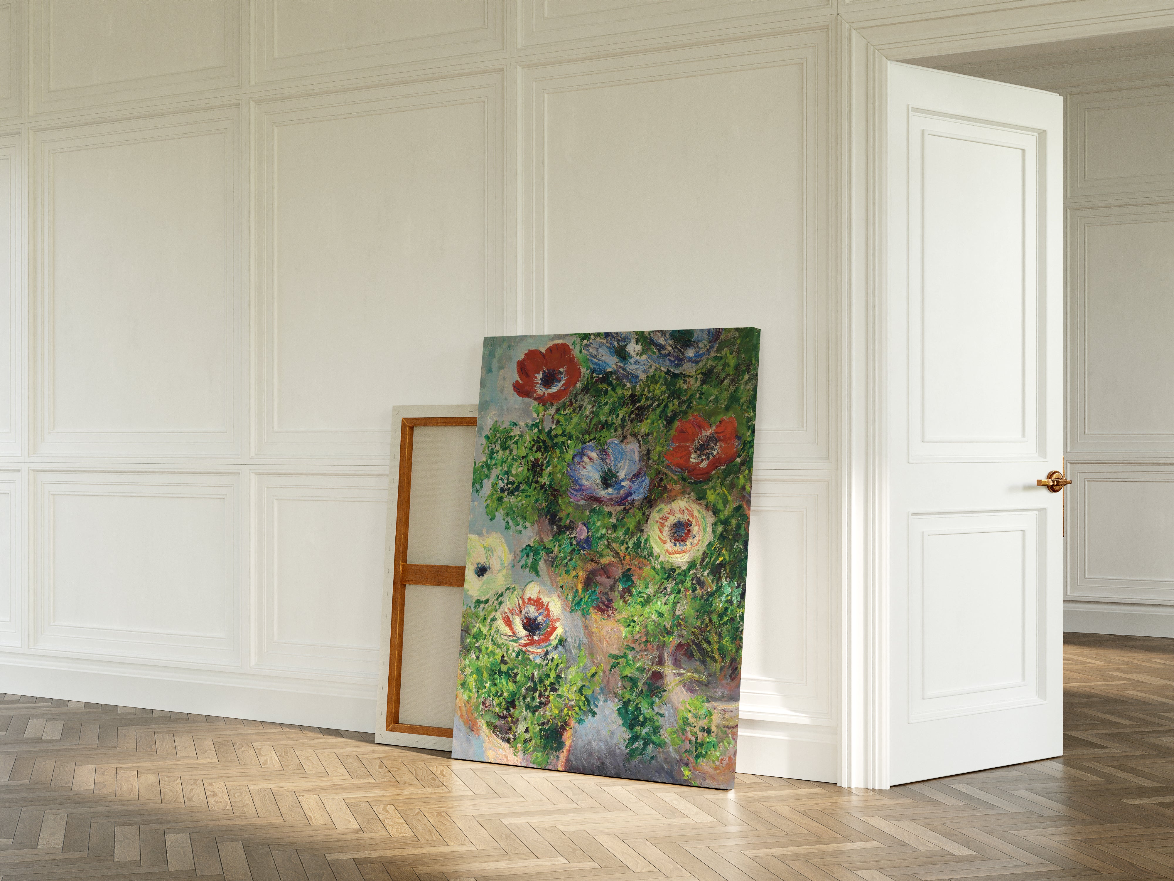 Anémones in Pots Claude Monet