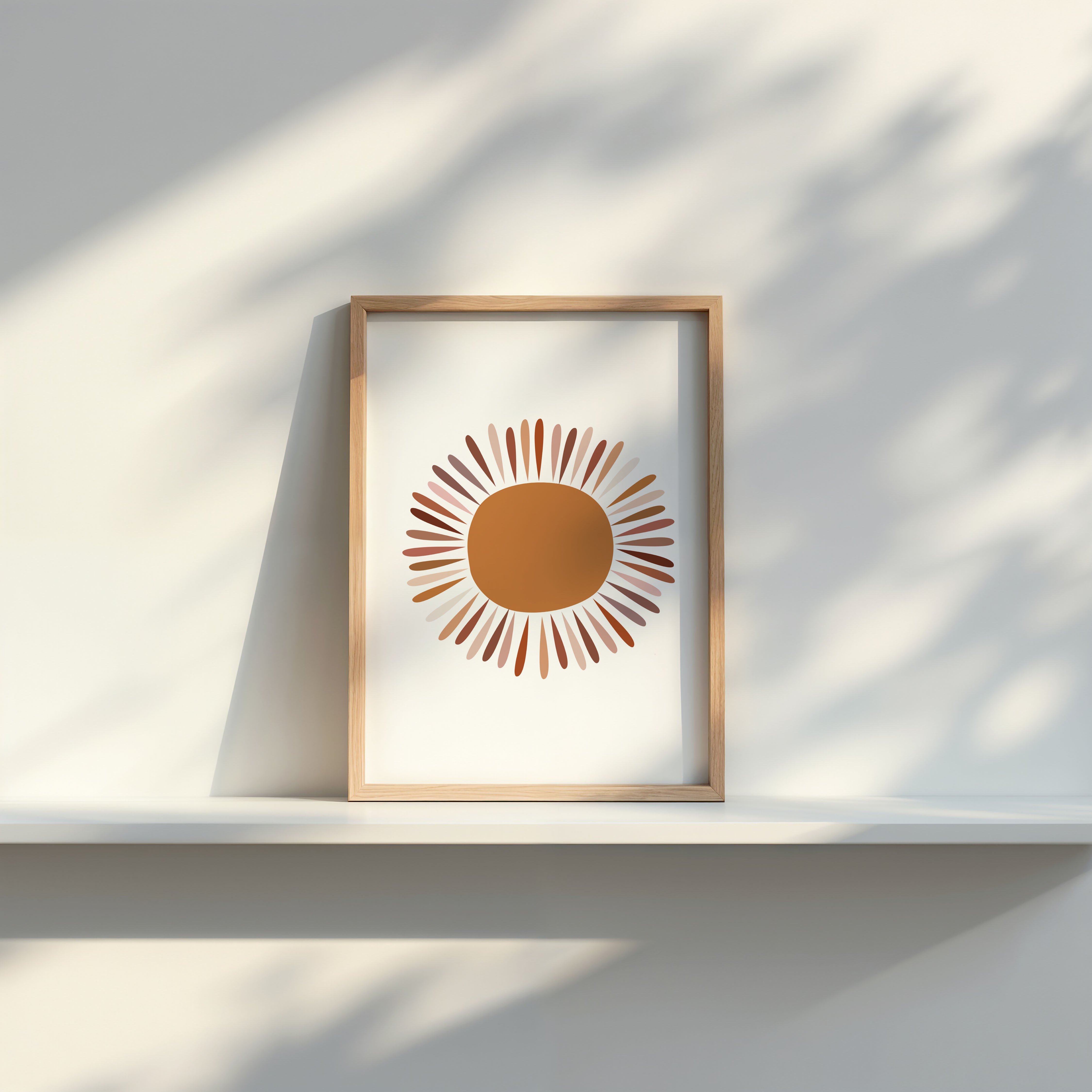 Solar Bloom in Terracotta