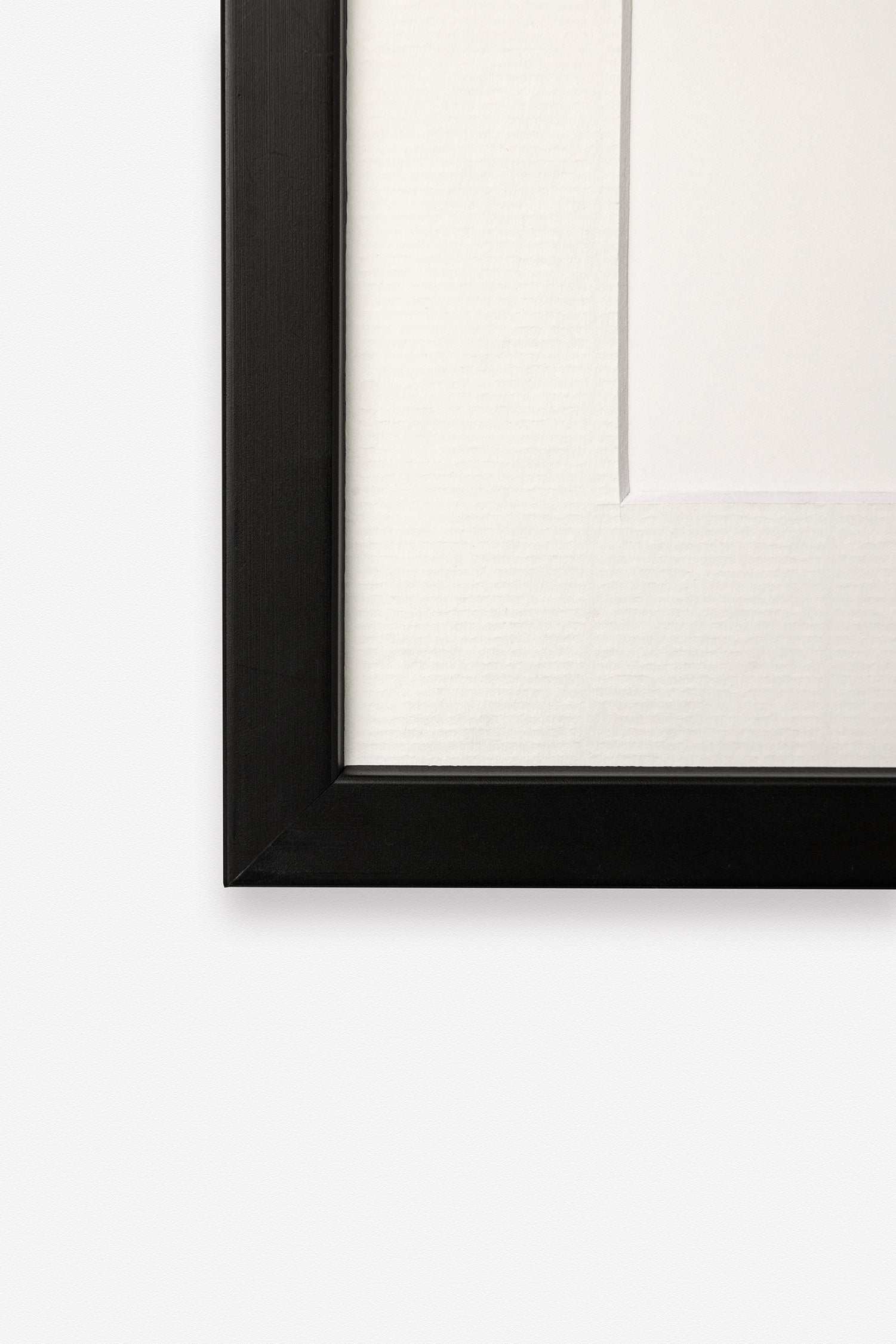 Deep Black Wood Frame