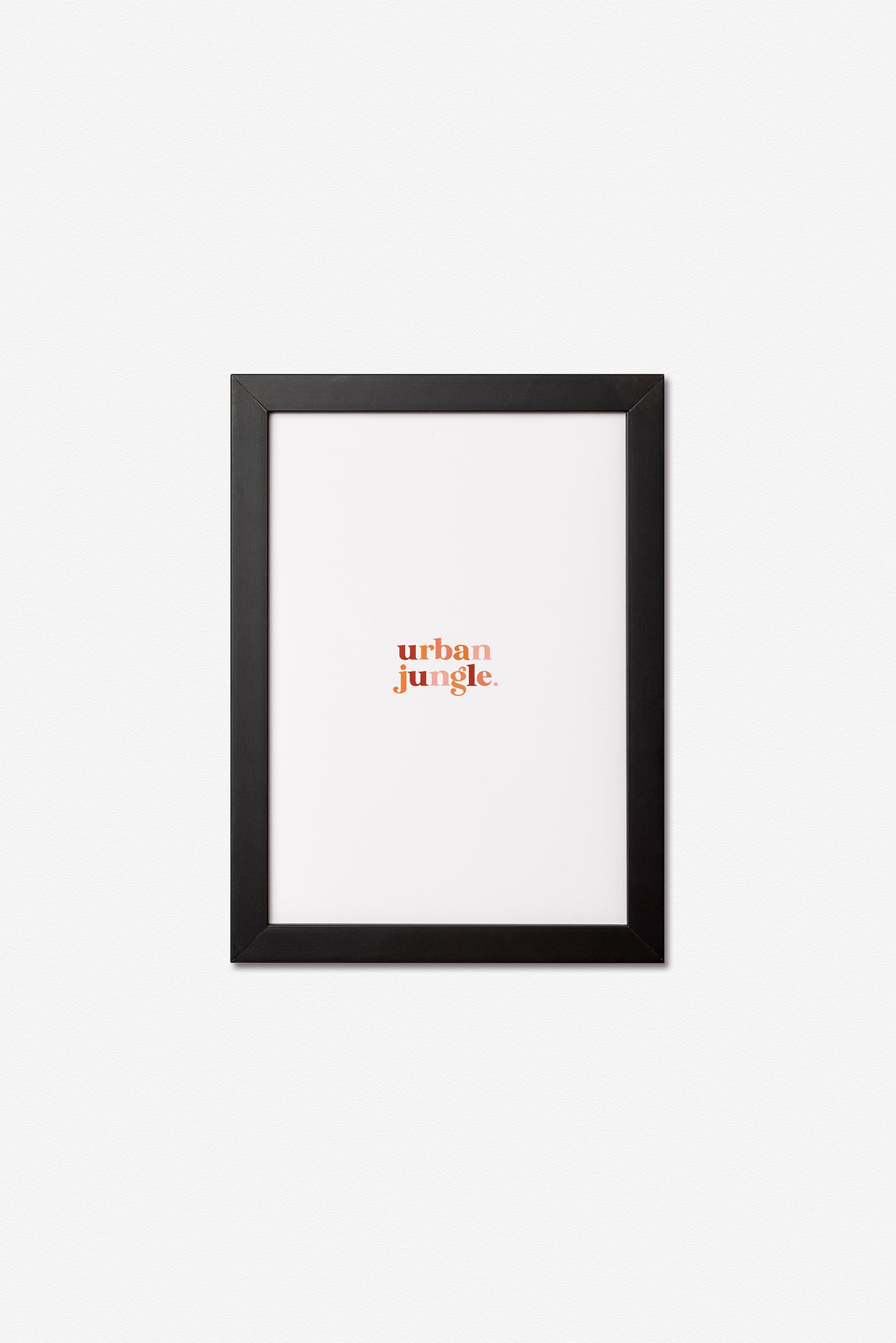 Deep Black Wood Frame