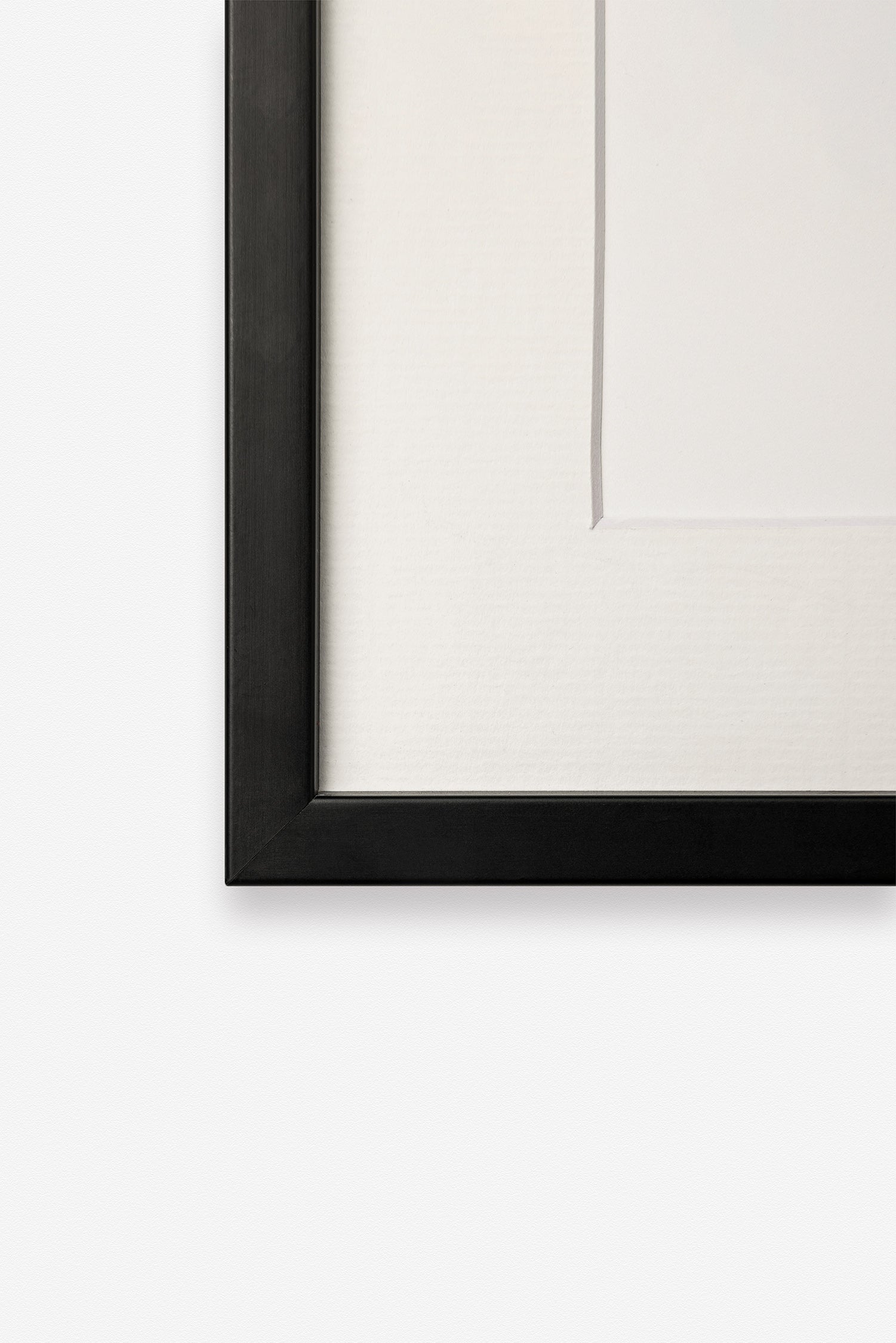 Extra Thin Black Wood Frame