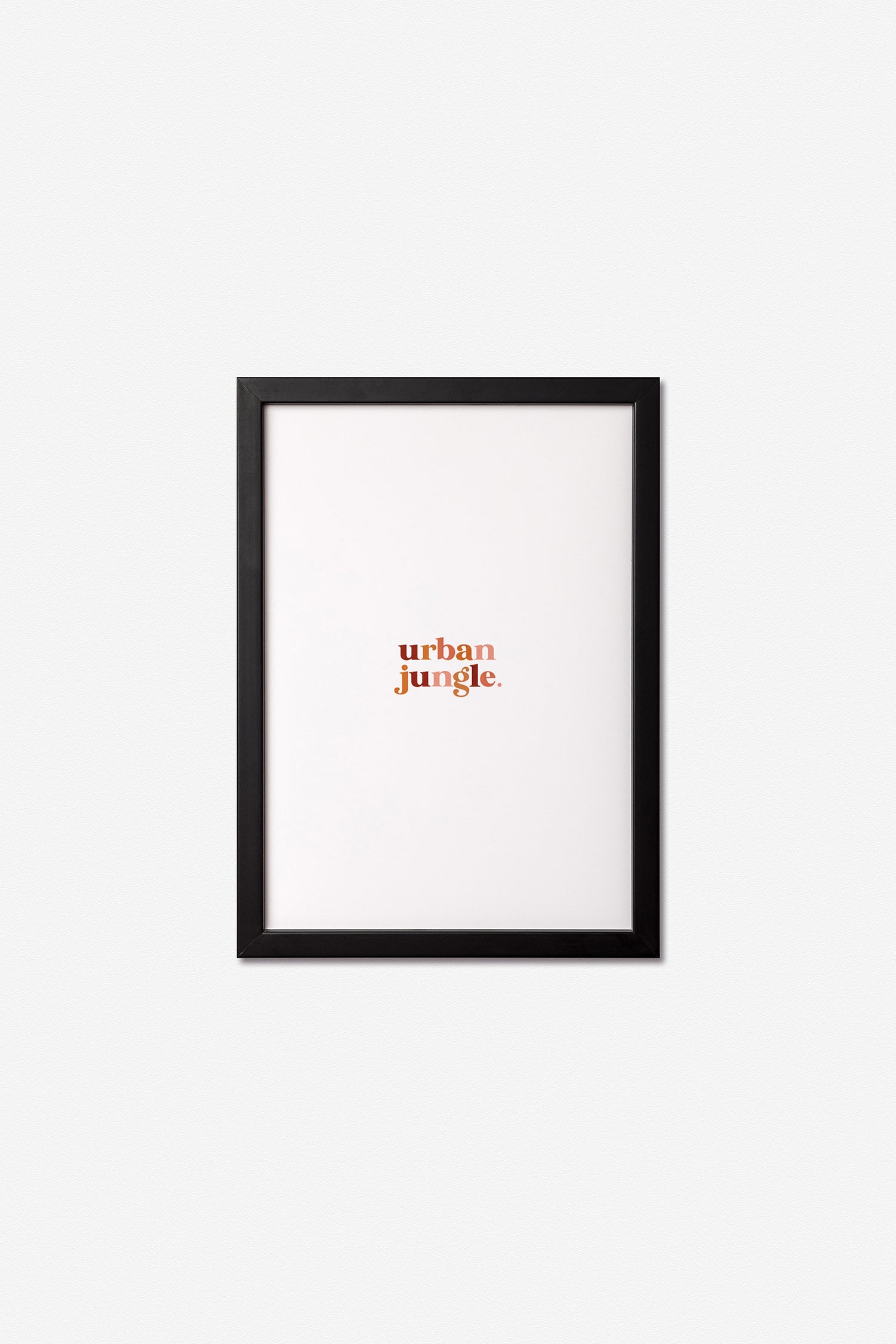 Extra Thin Black Wood Frame