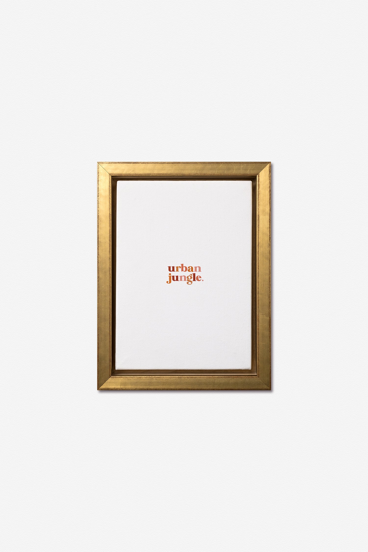 Floating Antique Gold Frame