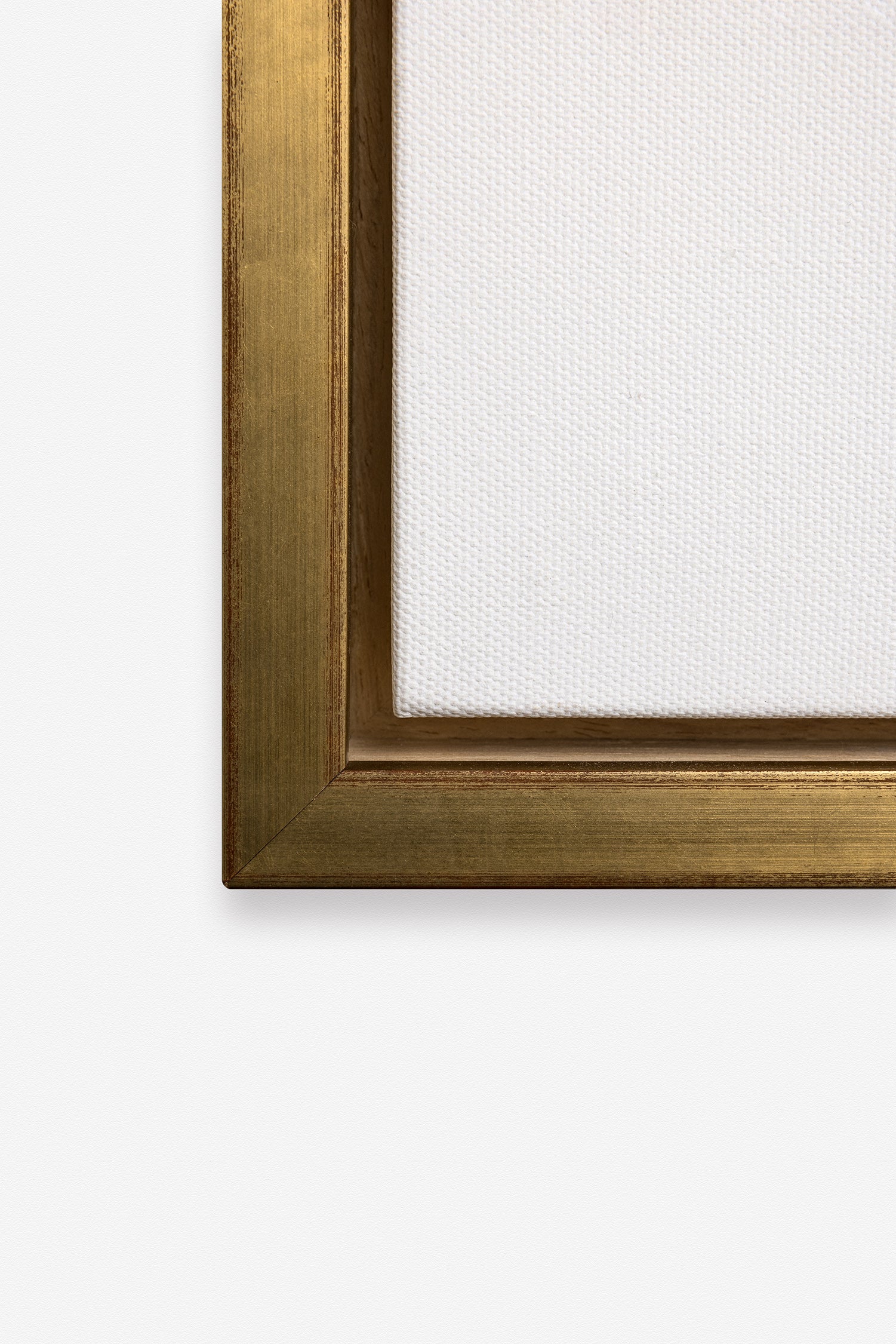 Floating Antique Gold Frame