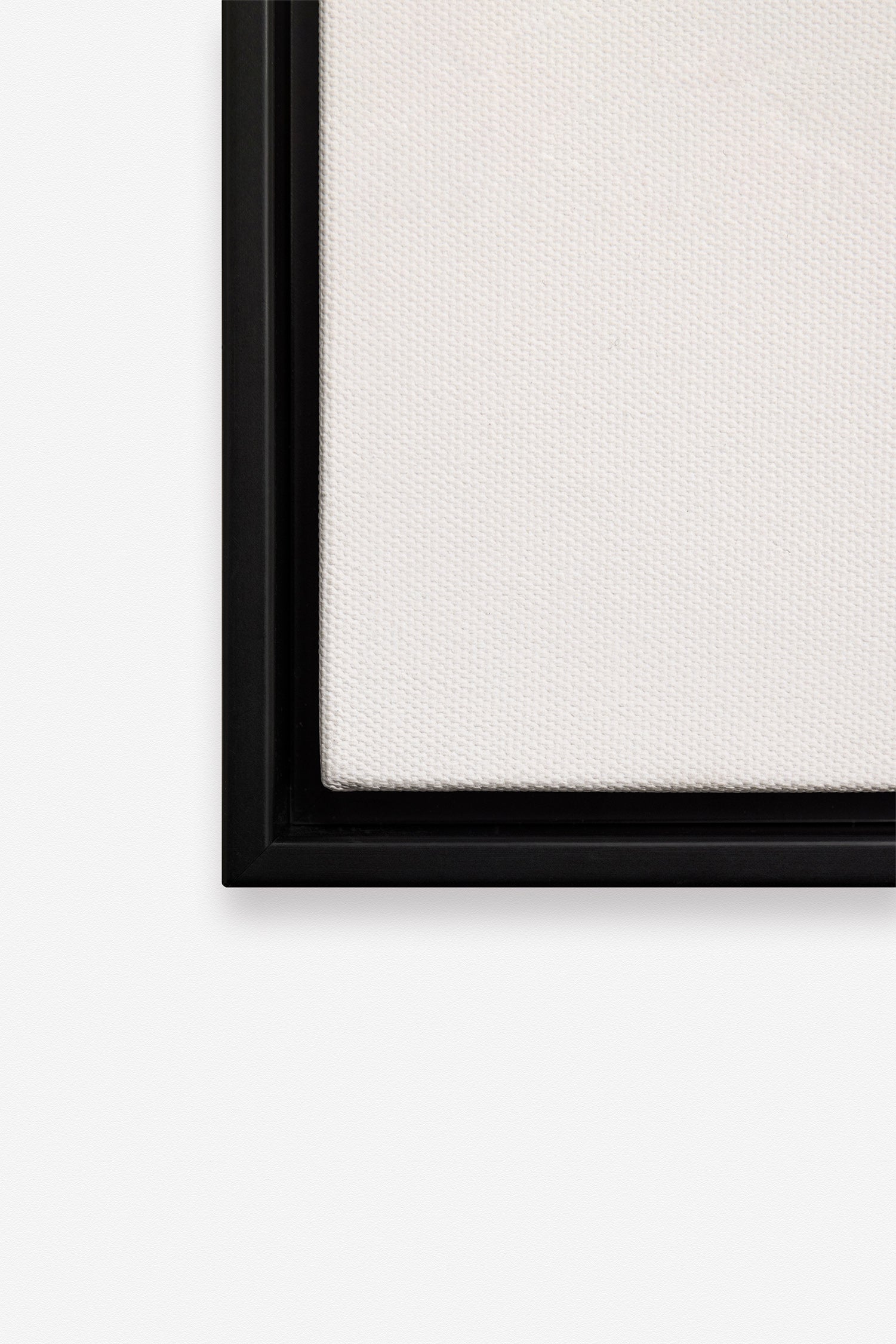 Floating Black Wood Frame