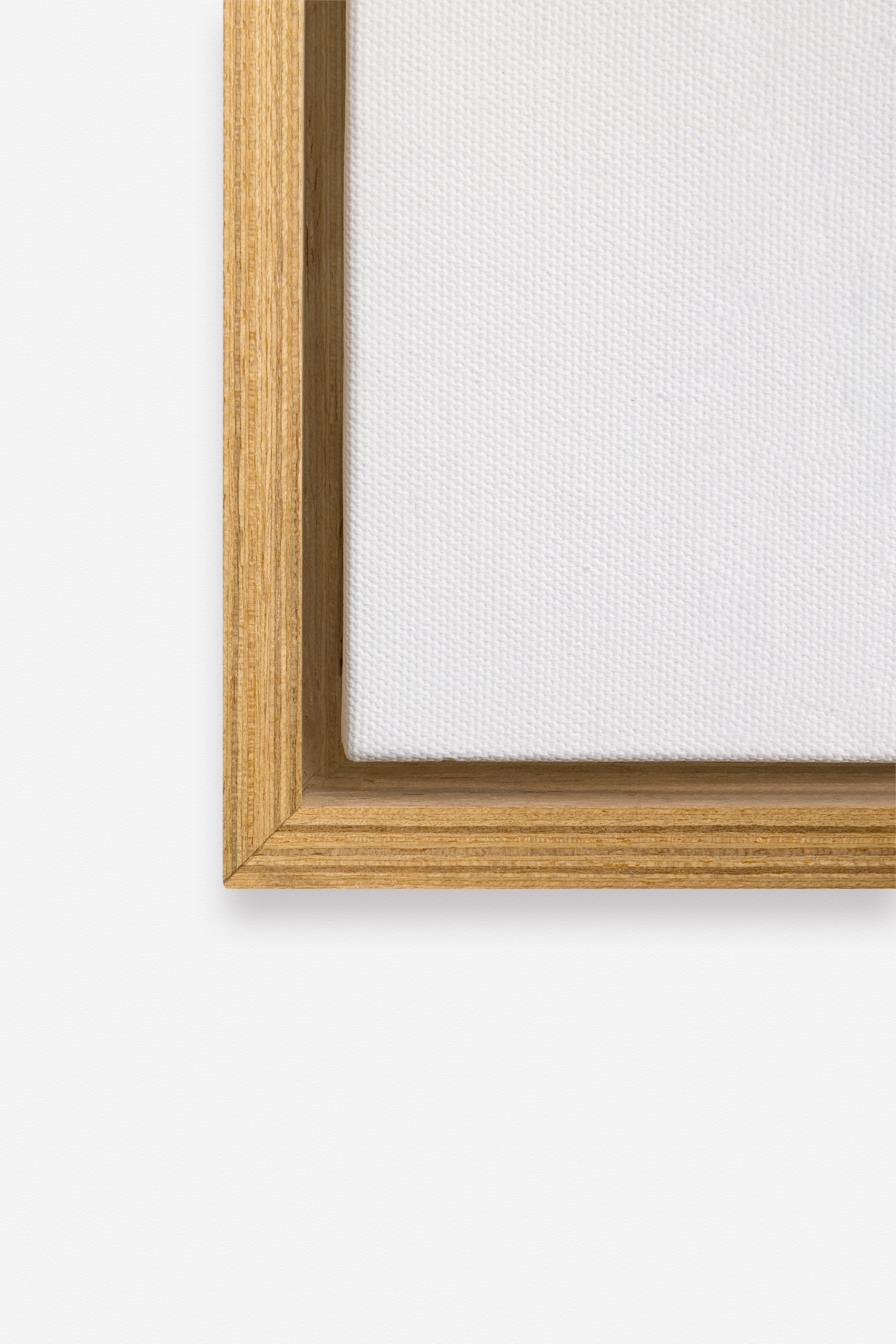 Floating Warm Oak Frame