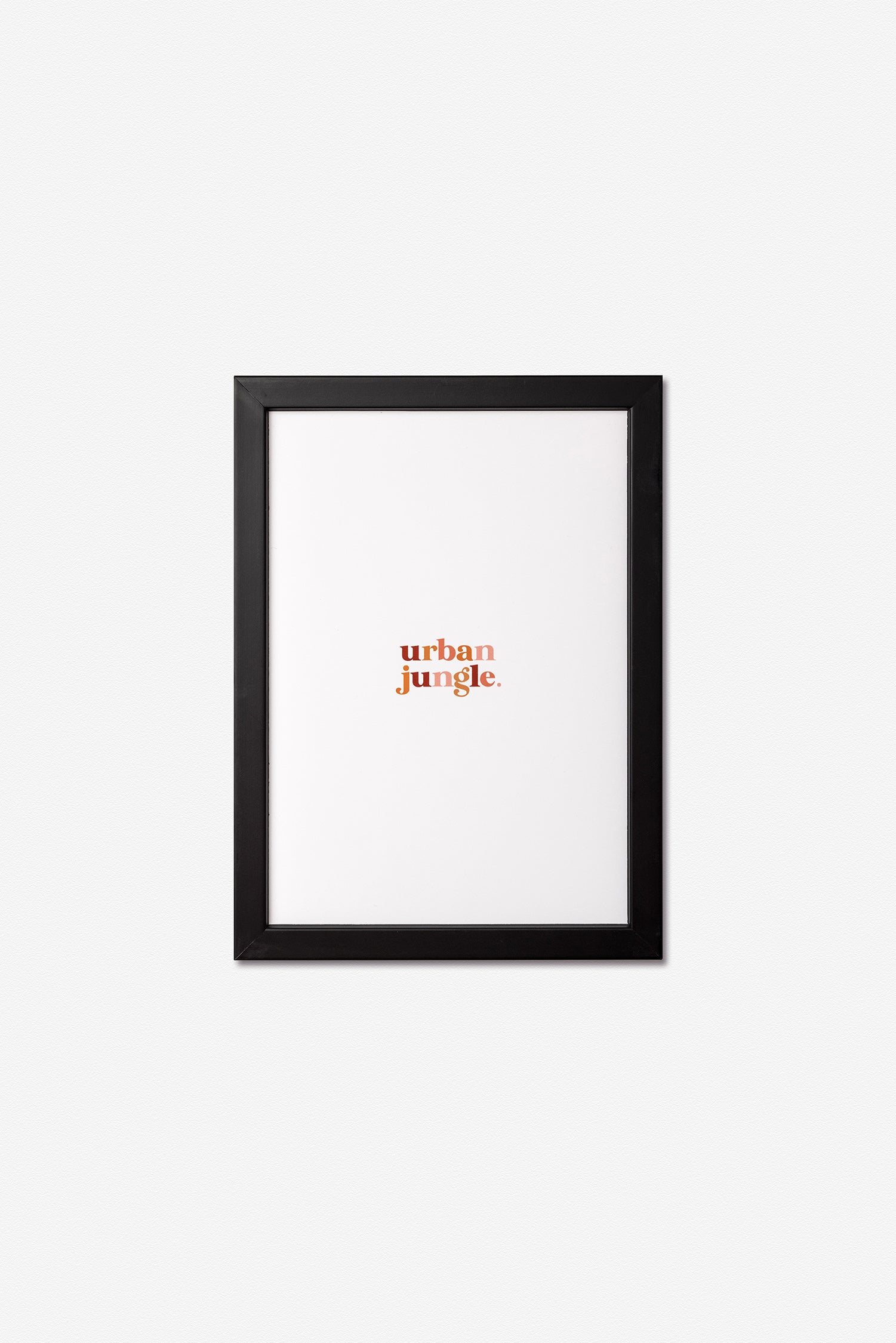 Thin Black Wood Frame