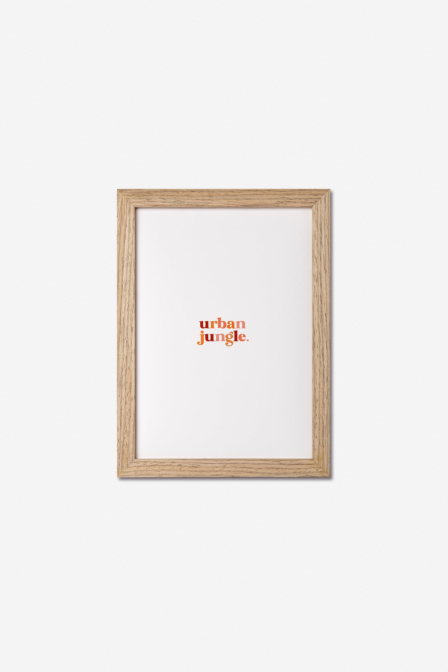 Thin Light Grey Oak Frame