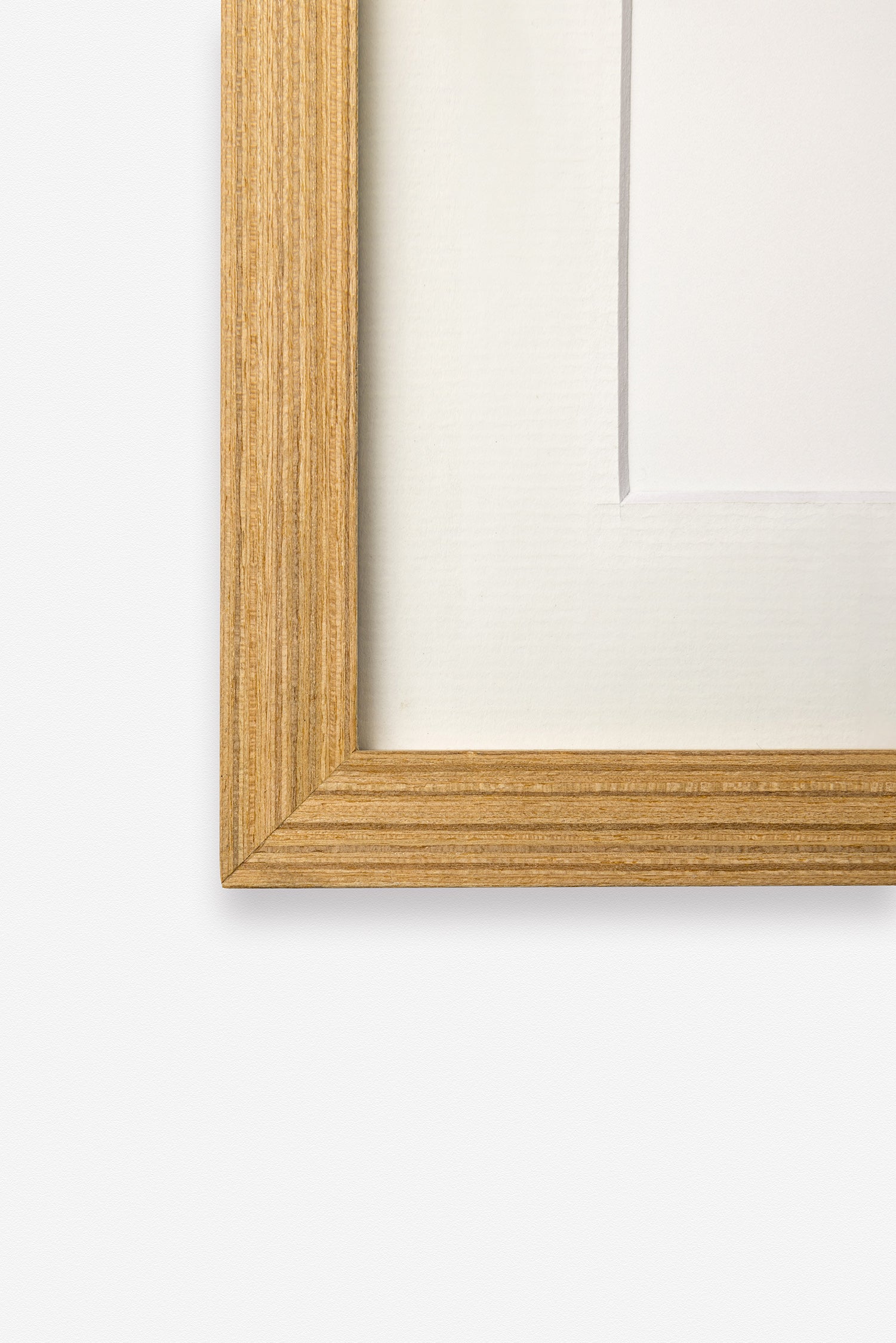 Thin Warm Oak Frame