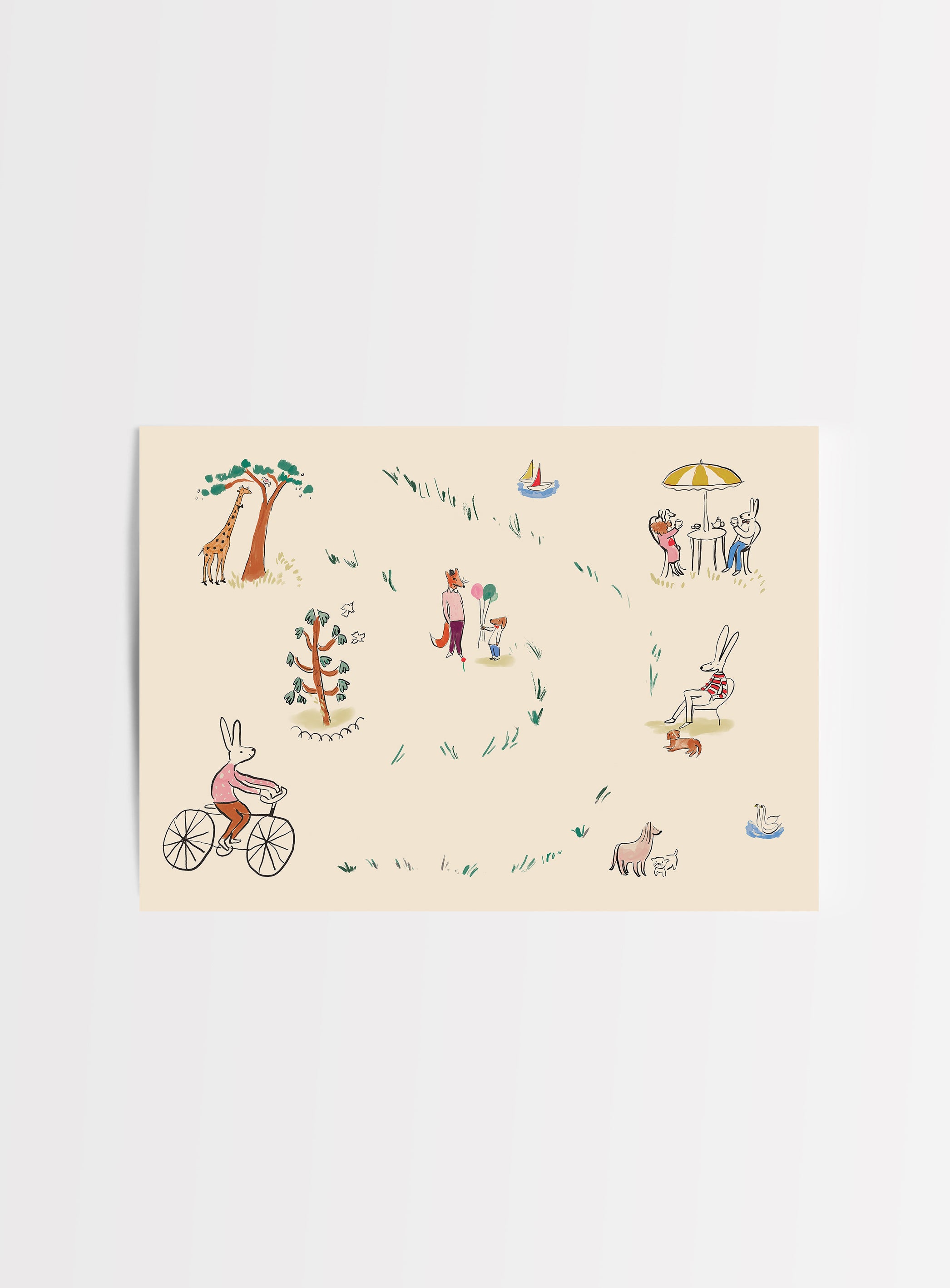 Rabbits in the Meadow