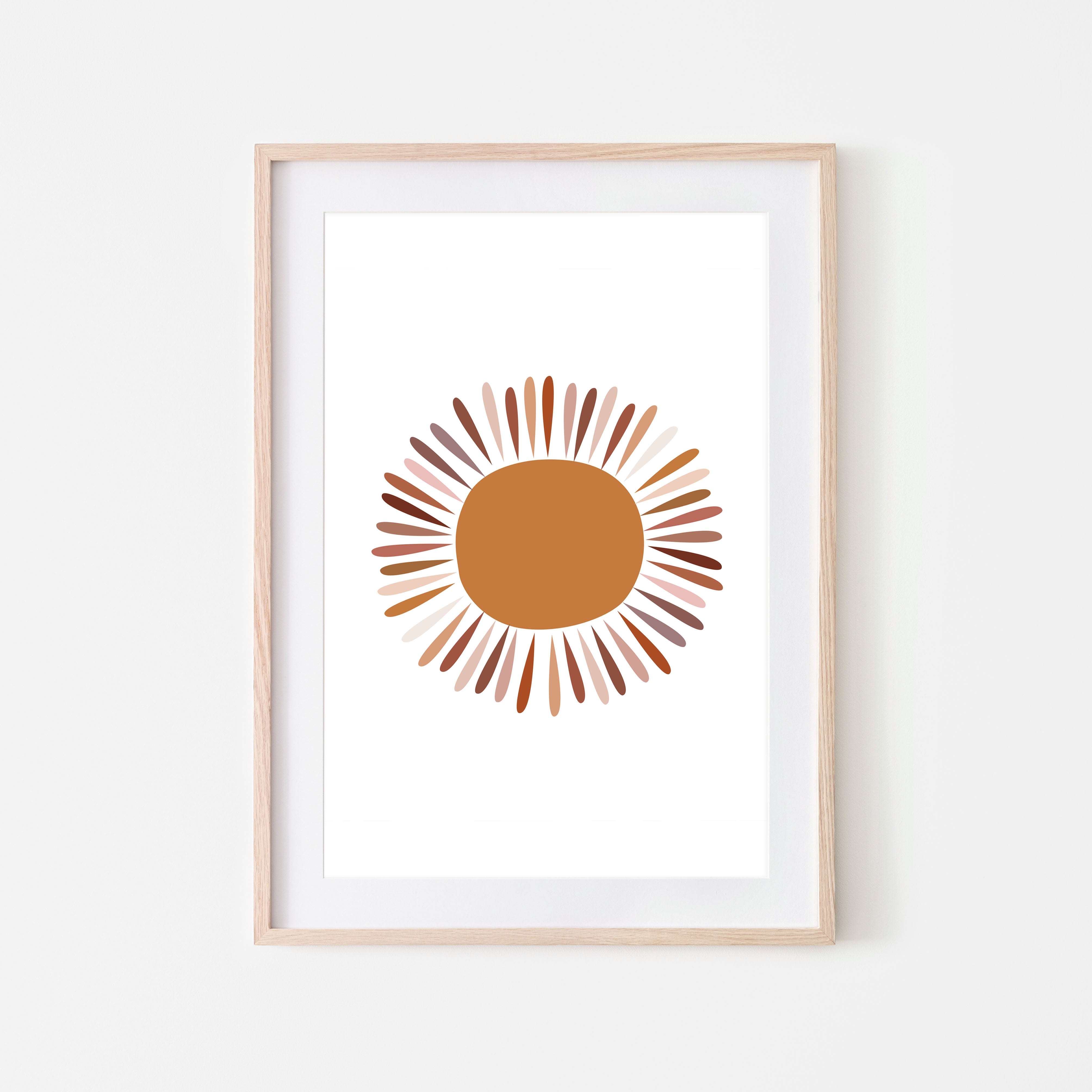 Solar Bloom in Terracotta