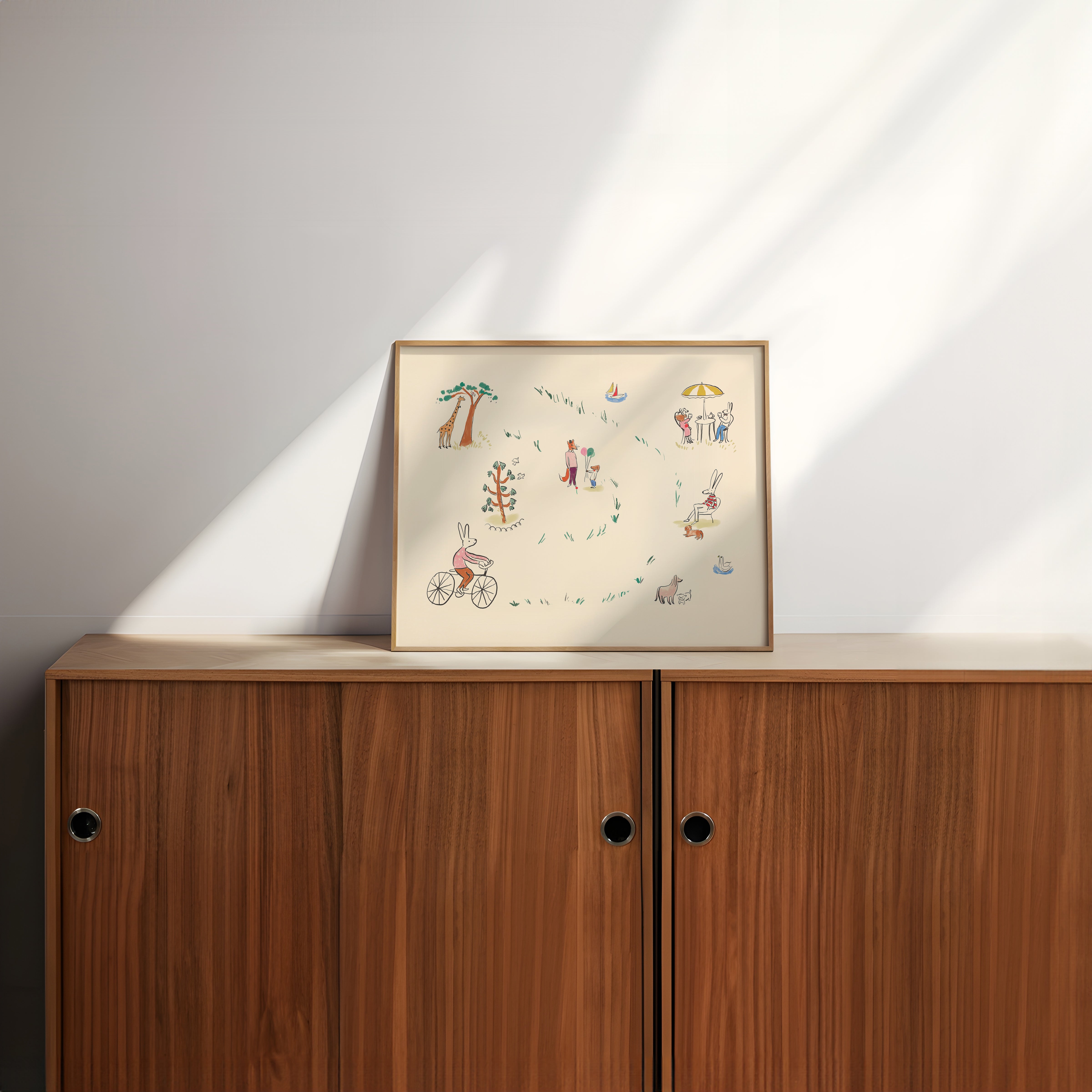 Rabbits in the Meadow