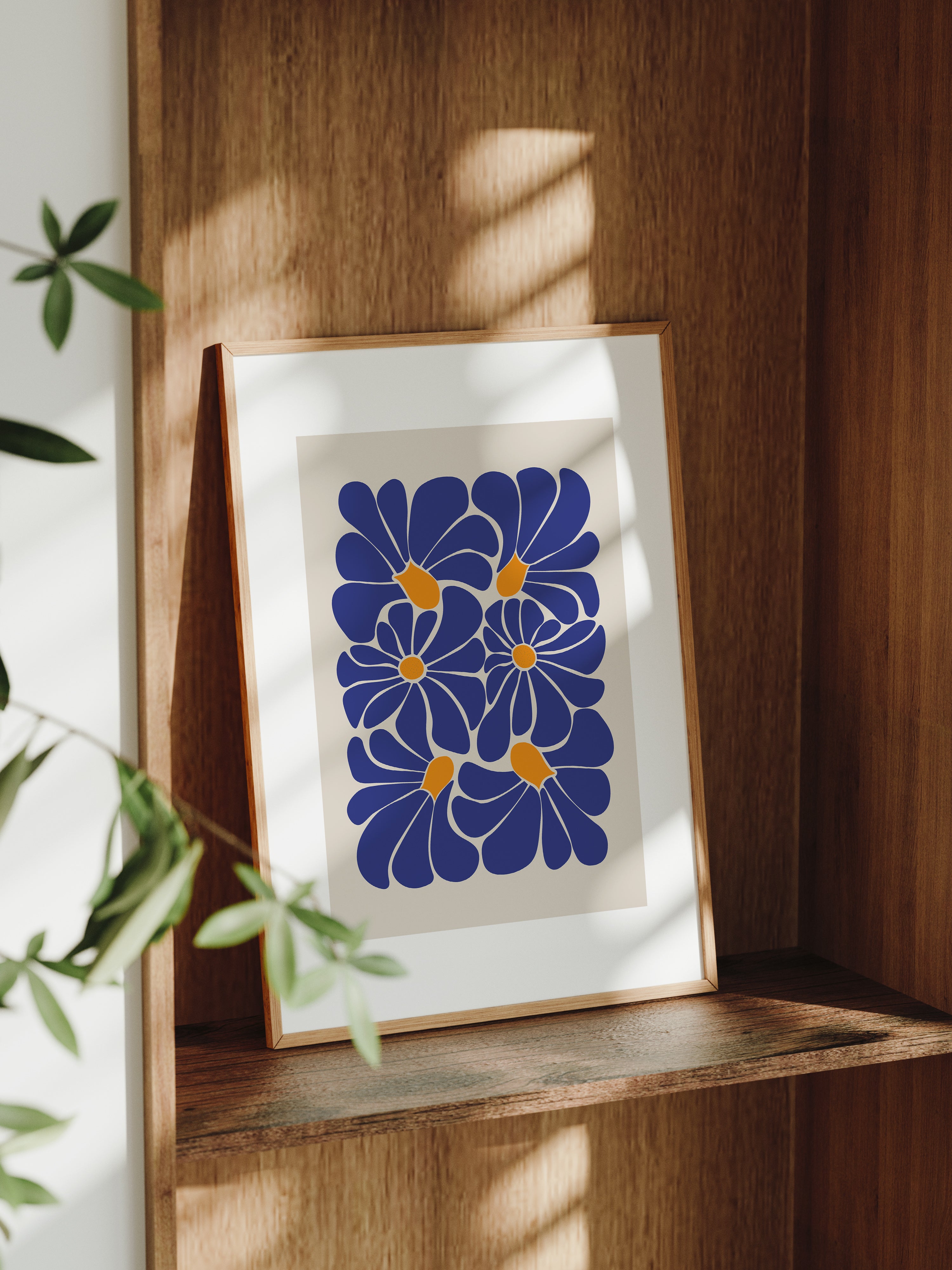 Bloom in Indigo