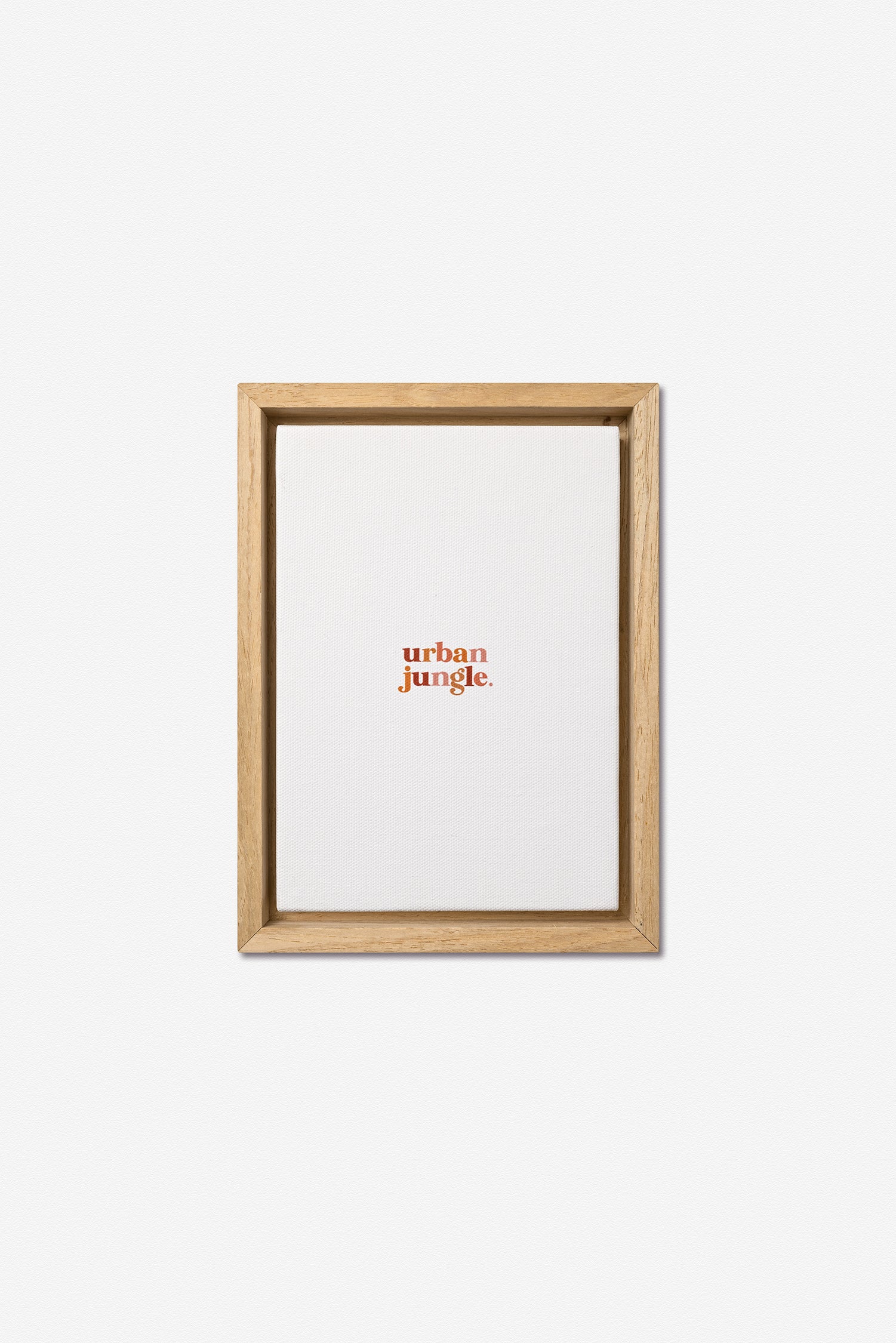 Floating Light Oak Frame