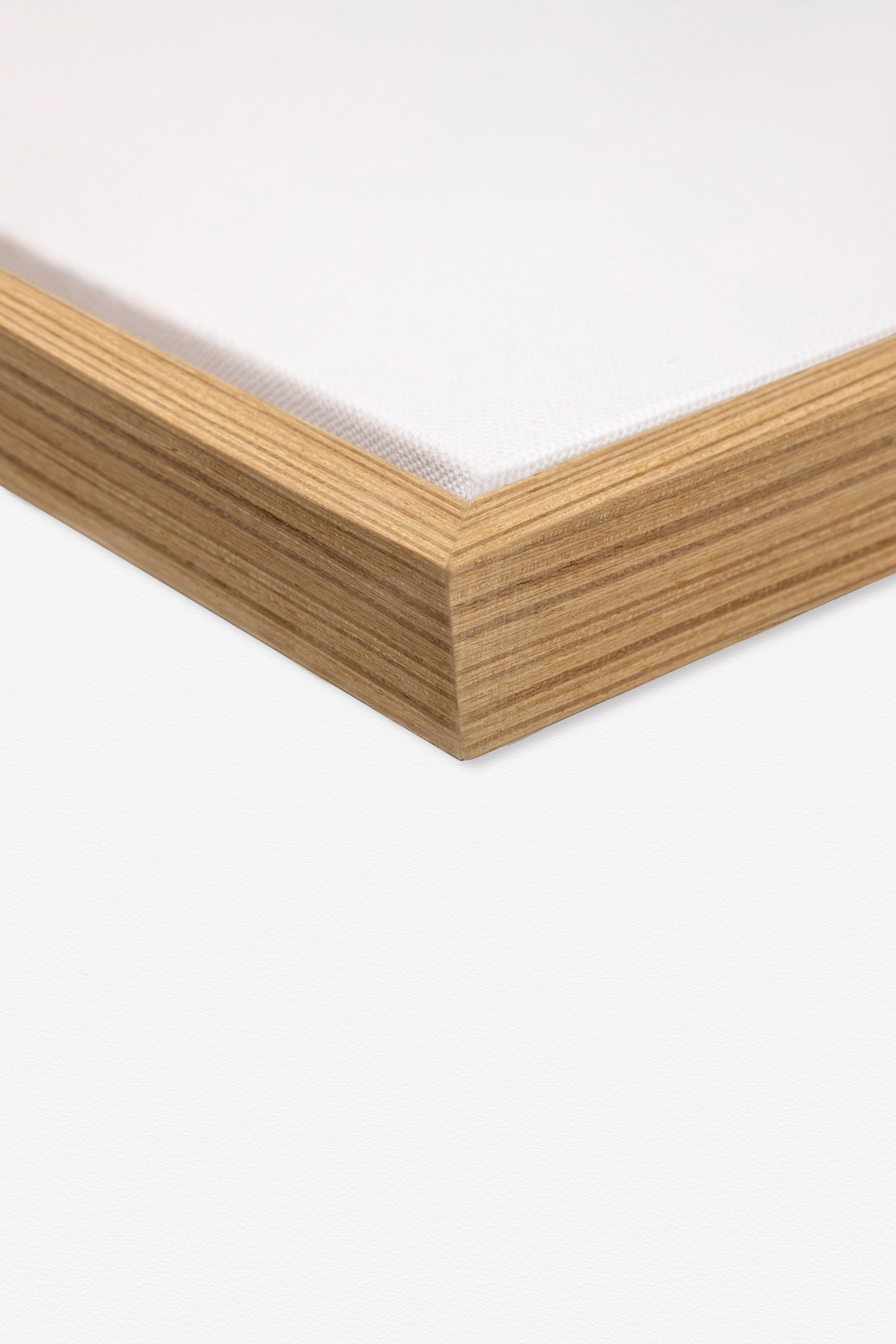 Floating Warm Oak Frame