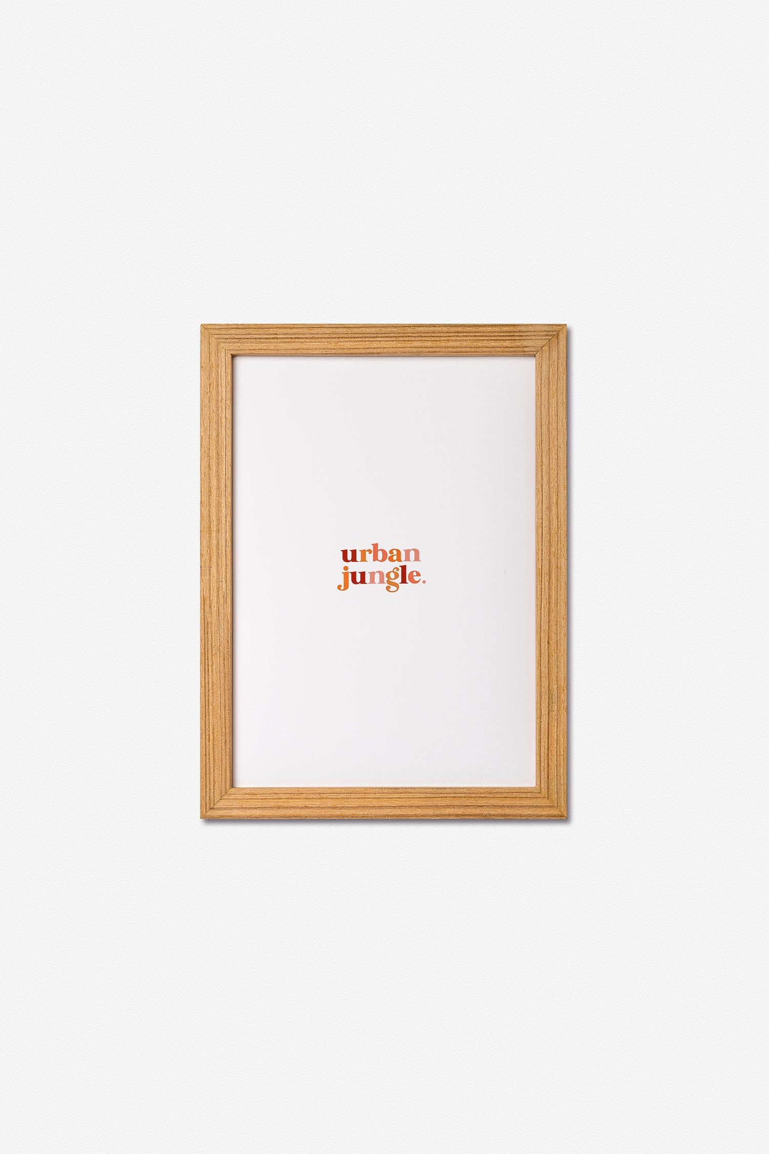 Thin Warm Oak Frame
