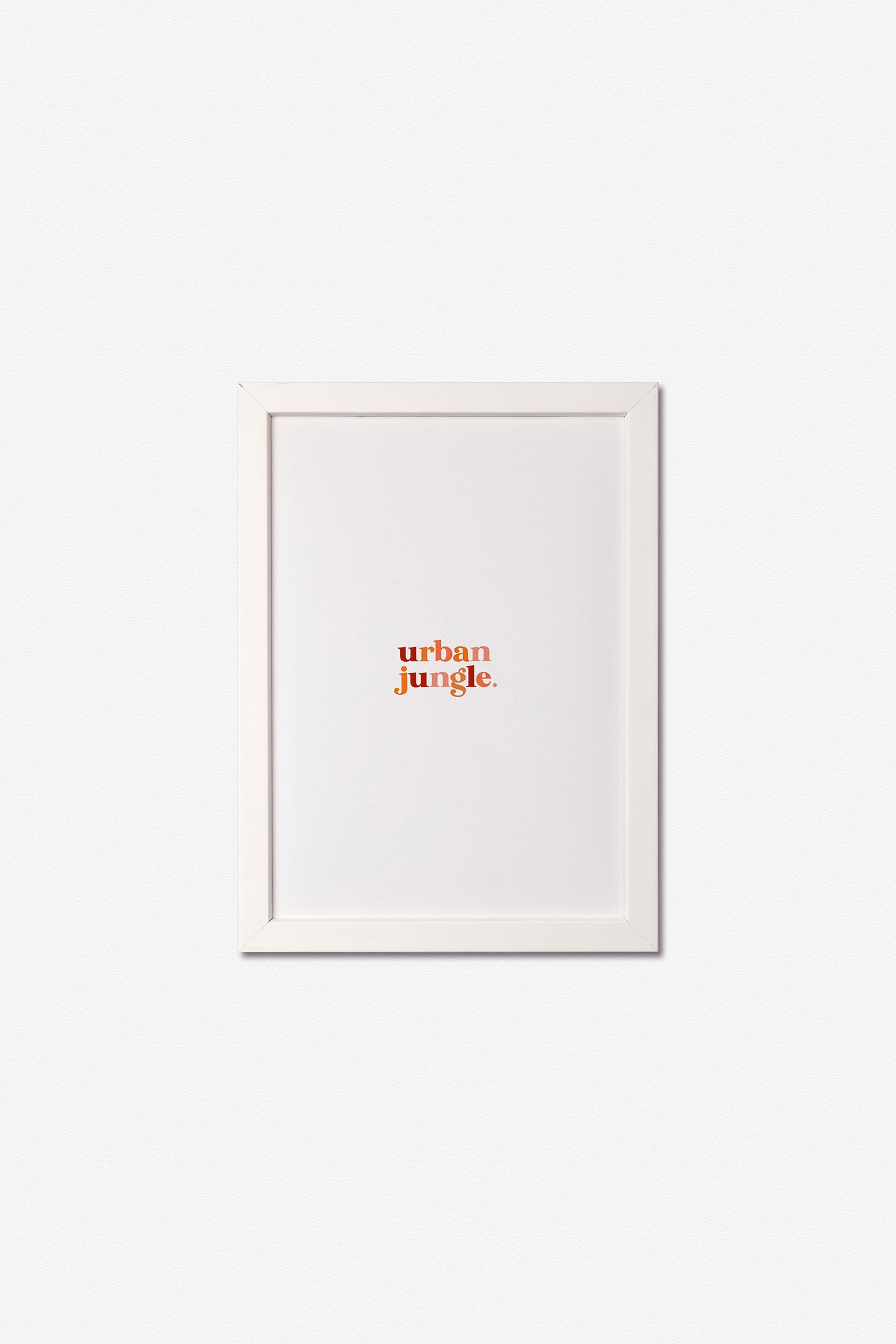 Thin White Wood Frame